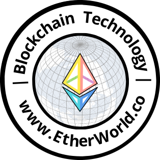 EtherWorld circle badge — light