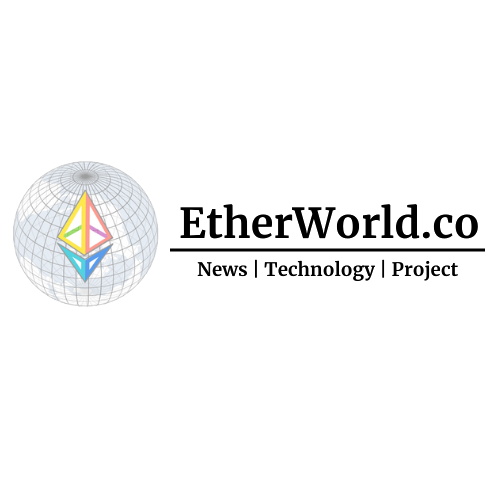 EtherWorld logo — horizontal, dark