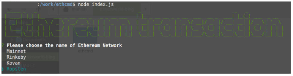 ethereum command line