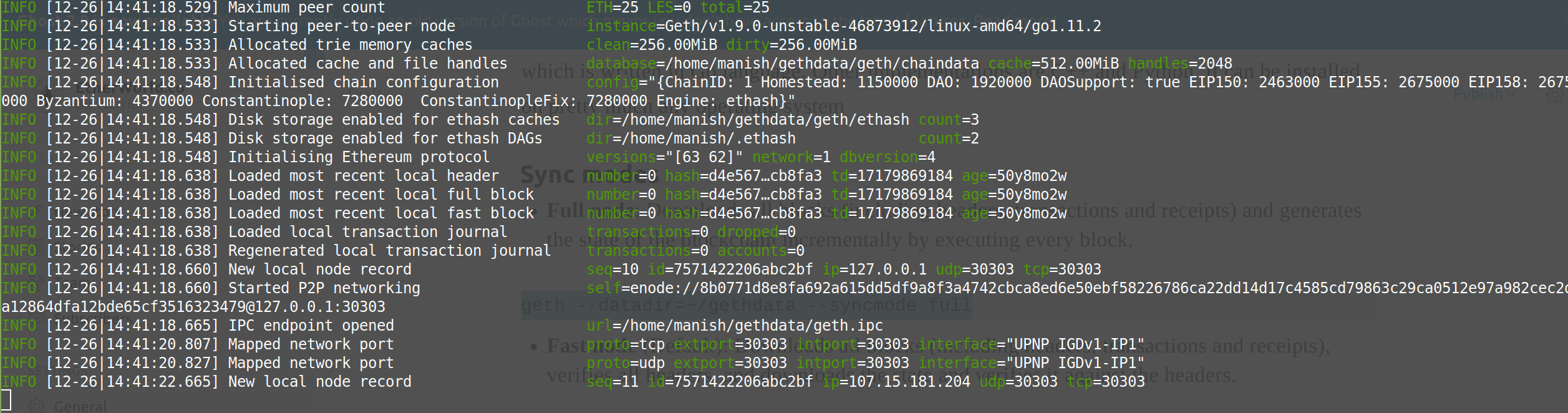 ethereum light node