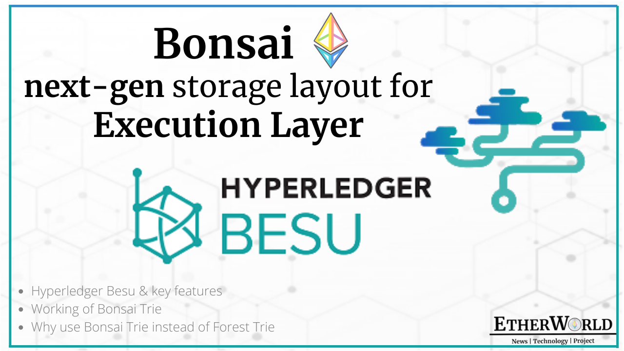 Bonsai from Hyperledger - The next generation storage layout for Ethereum  Execution Client