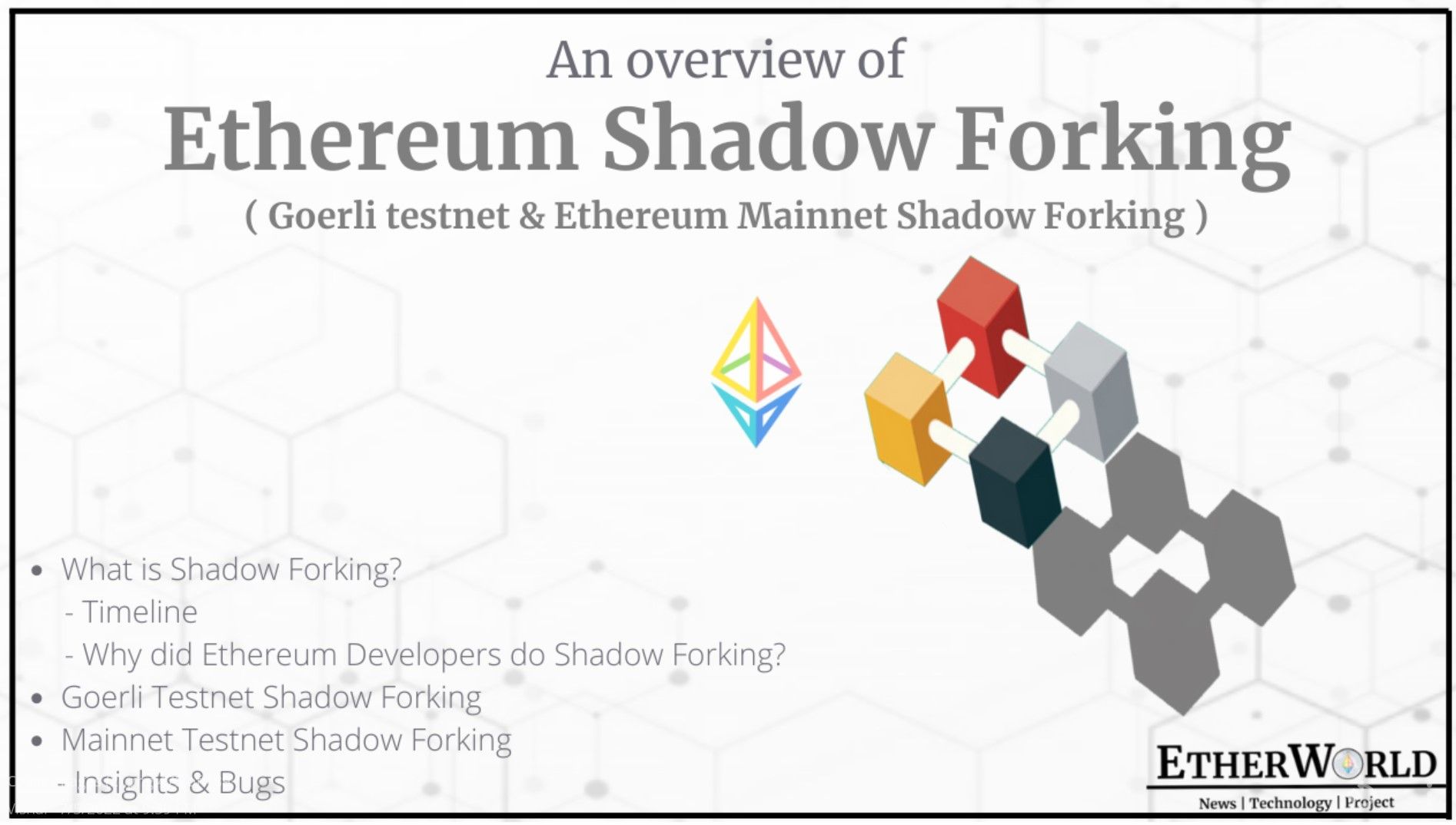 Ethereum Mainnet Shadow Forking: An overview