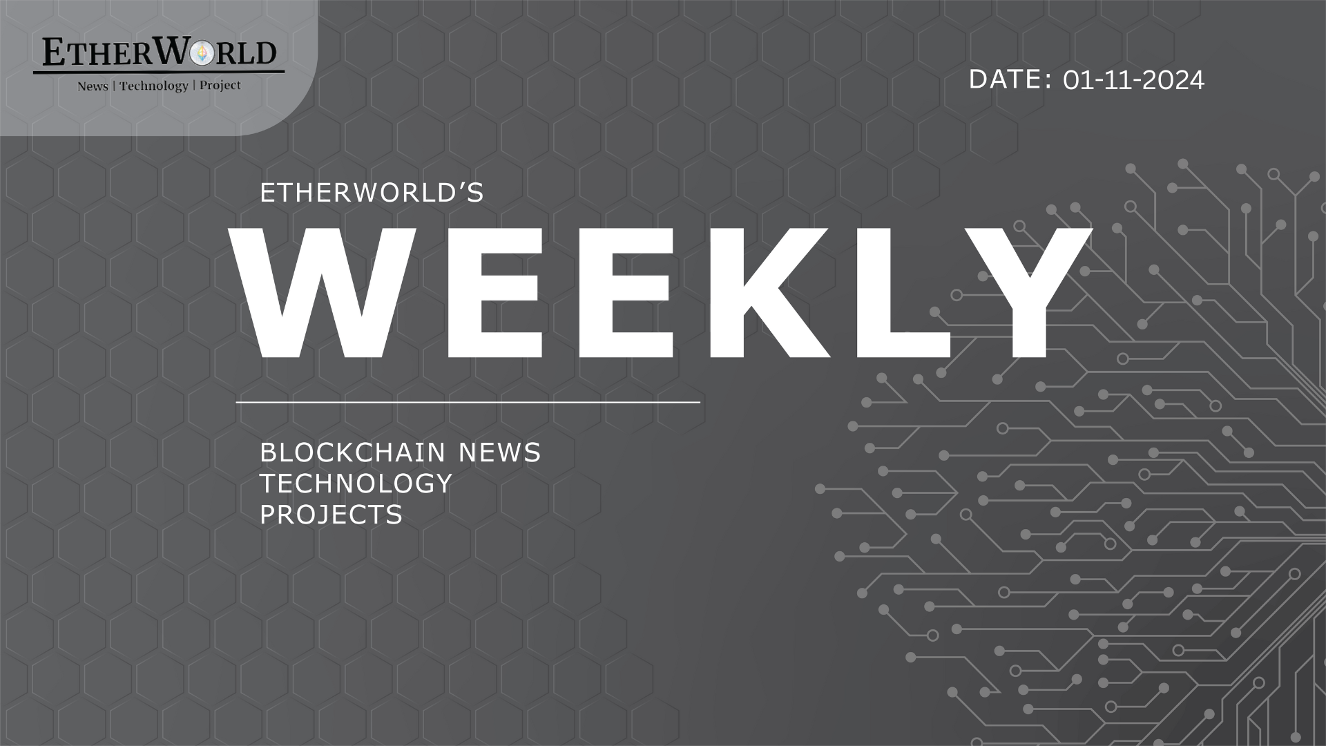 EtherWorld Weekly: 01st November, 2024