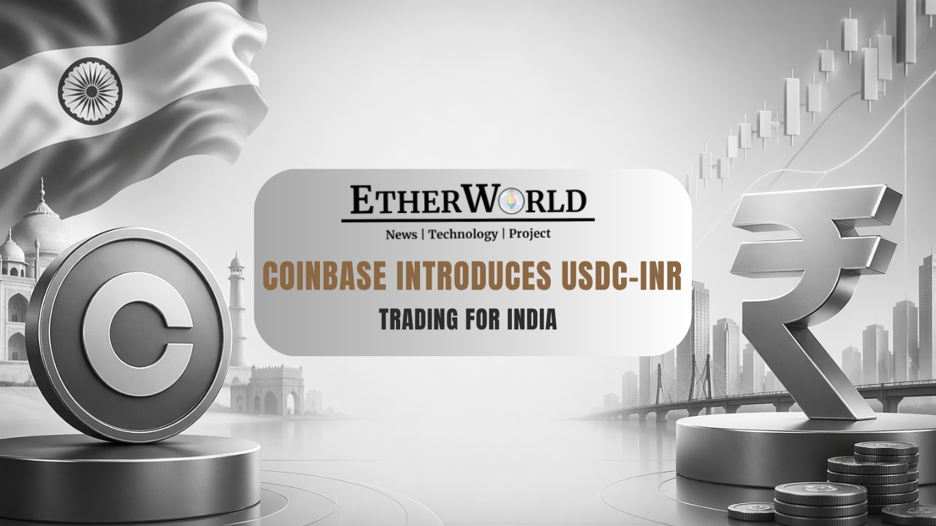 कोइनबेस ने भारत के लिए USDC-INR ट्रेडिंग पेश की।