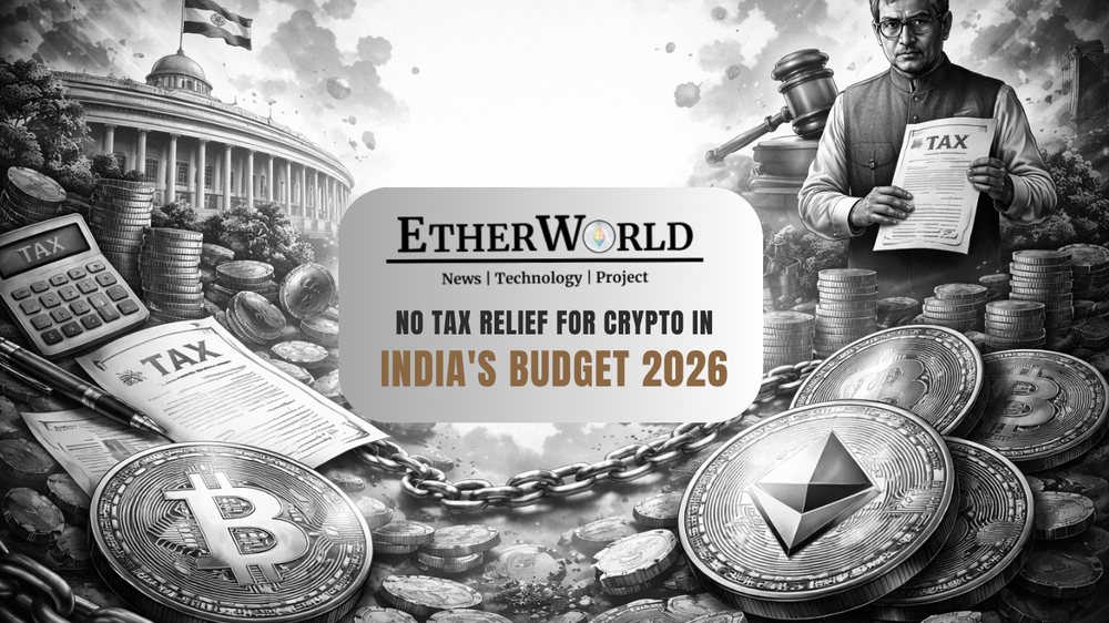No Tax Relief for Crypto in India's Budget 2026