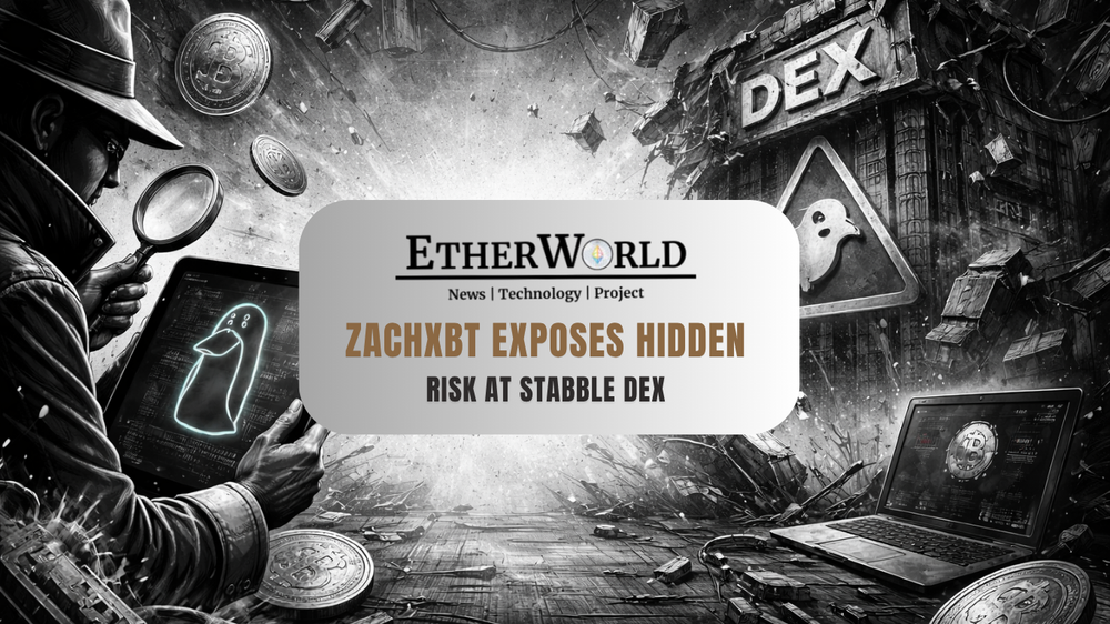 ZachXBT Exposes Hidden Risk at Stabble DEX