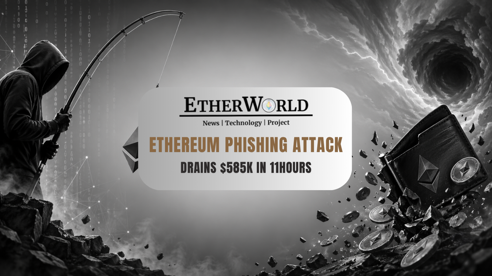 Ethereum Phishing Attack Drains $585K in 11 Hours