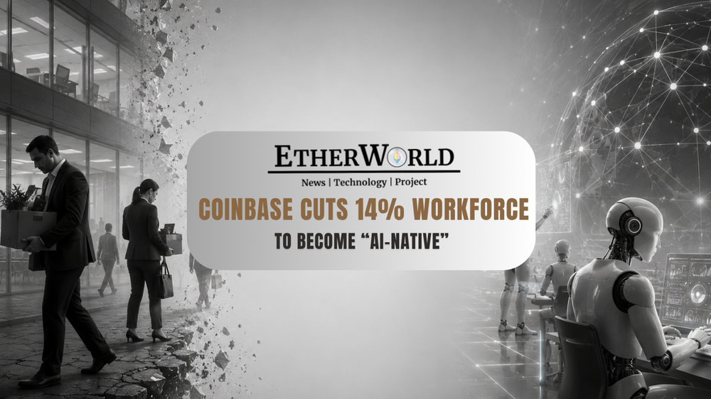 Coinbase Cuts 14% Workforce to Become “AI-Native”