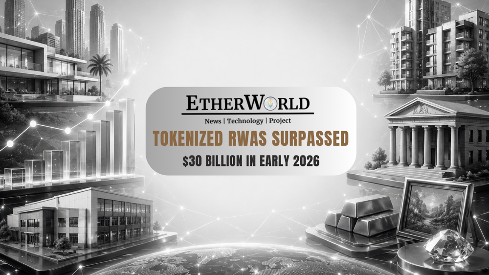 Tokenized RWAs Surpassed $30 Billion In Early 2026