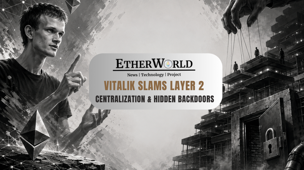 Vitalik Slams Layer 2 Centralization & Hidden Backdoors