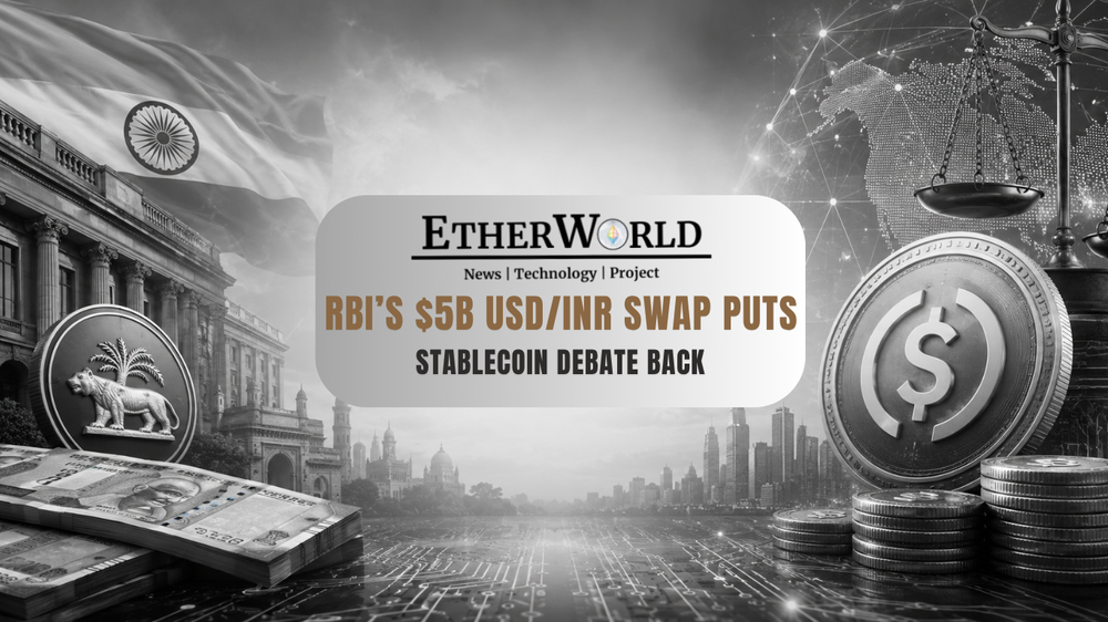RBI’s $5B USD/INR Swap Puts Stablecoin Debate Back