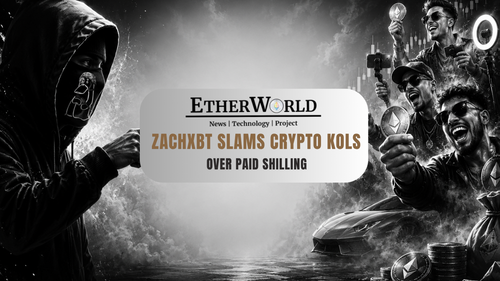 ZachXBT Slams Crypto KOLs Over Paid Shilling