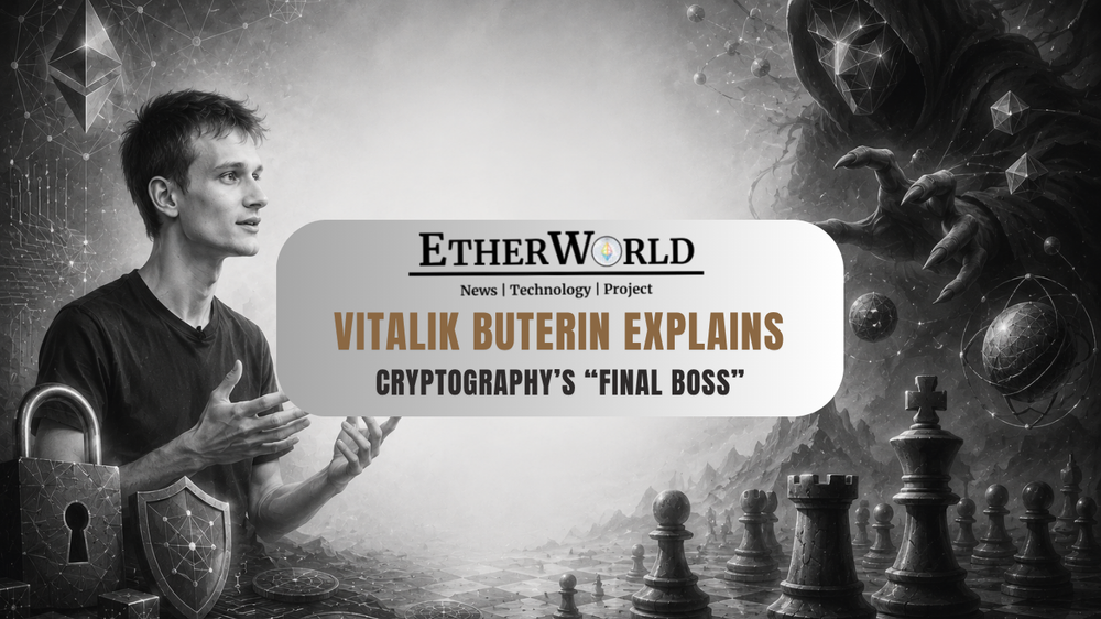 Vitalik Buterin Explains Cryptography’s “Final Boss”