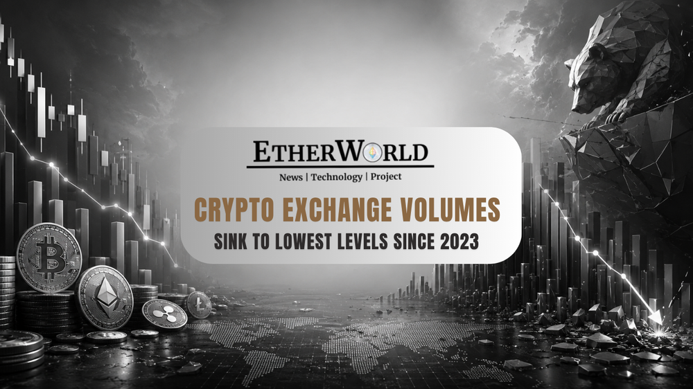 Crypto Exchange Volumes Sink to Lowest Levels Since 2023