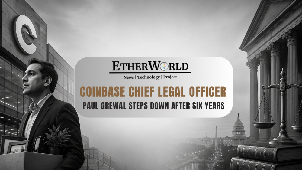 Coinbase Chief Legal Officer Paul Grewal Steps Down After Six Years