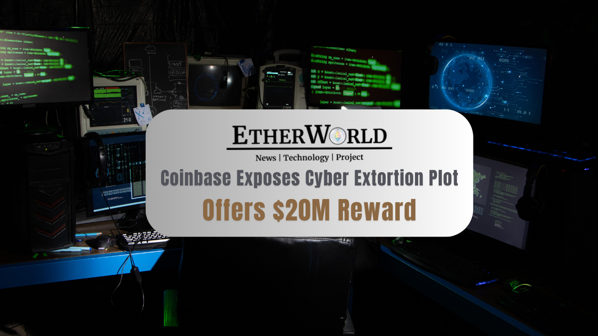 Coinbase Exposes Cyber Extortion Plot, Offers $20 Million Reward