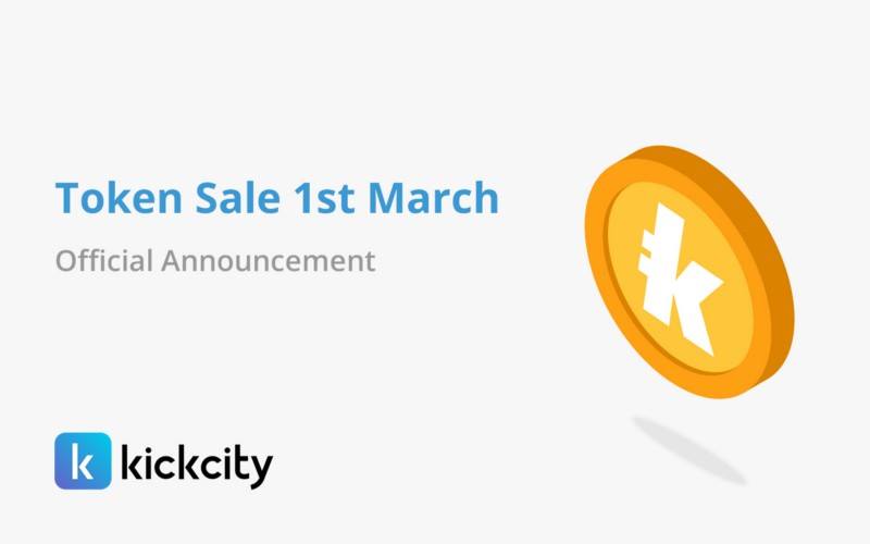 KickCity Moves Crowdsale Date to March 1st 2018