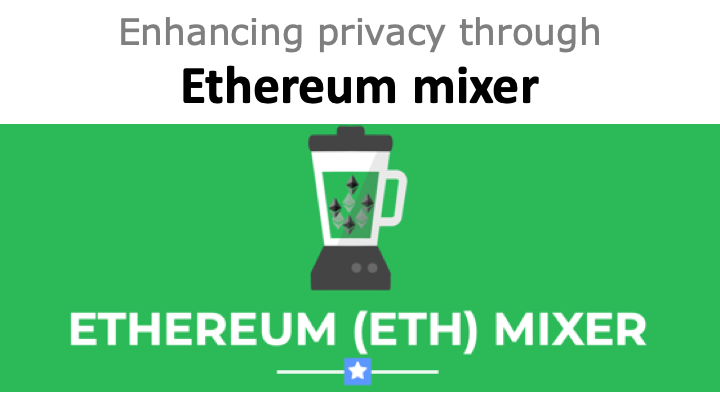 Enhancing privacy through Etherum mixer