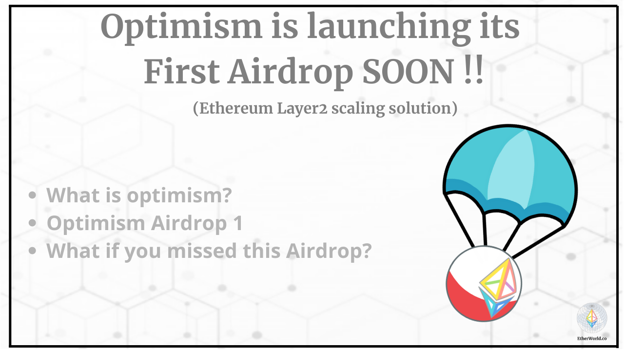 Optimism is Launching its First Airdrop SOON !!