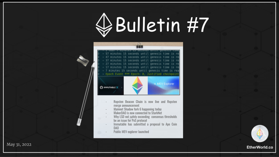 Ethereum Bulletin #7