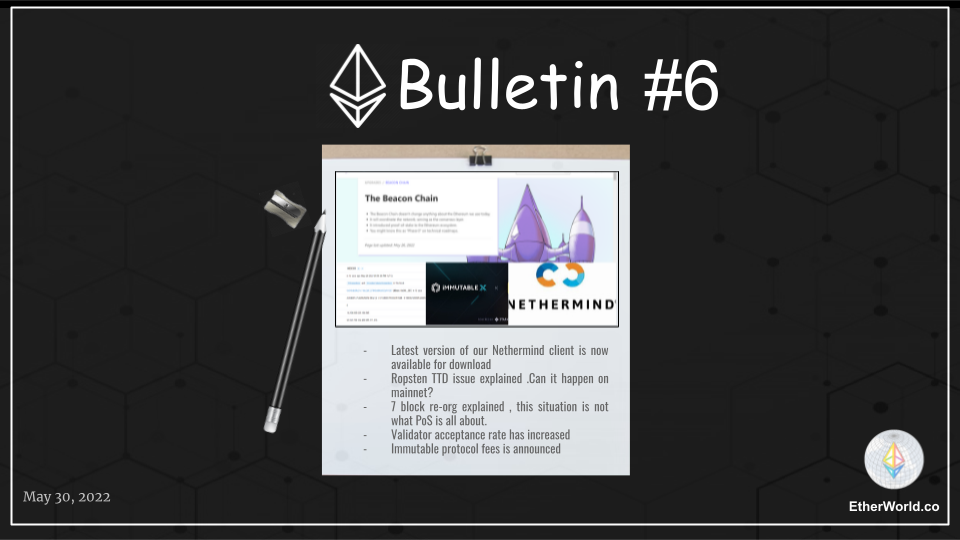 Ethereum Bulletin #6