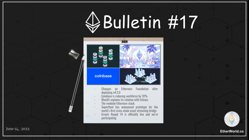 Ethereum Bulletin #17