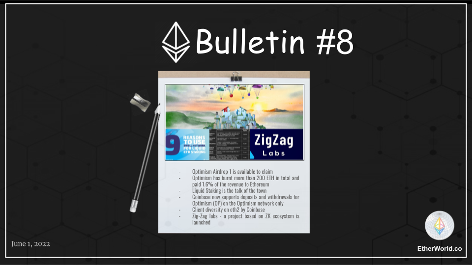Ethereum Bulletin #8