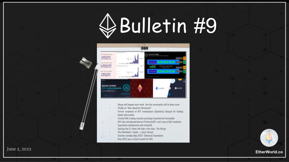 Ethereum Bulletin #9