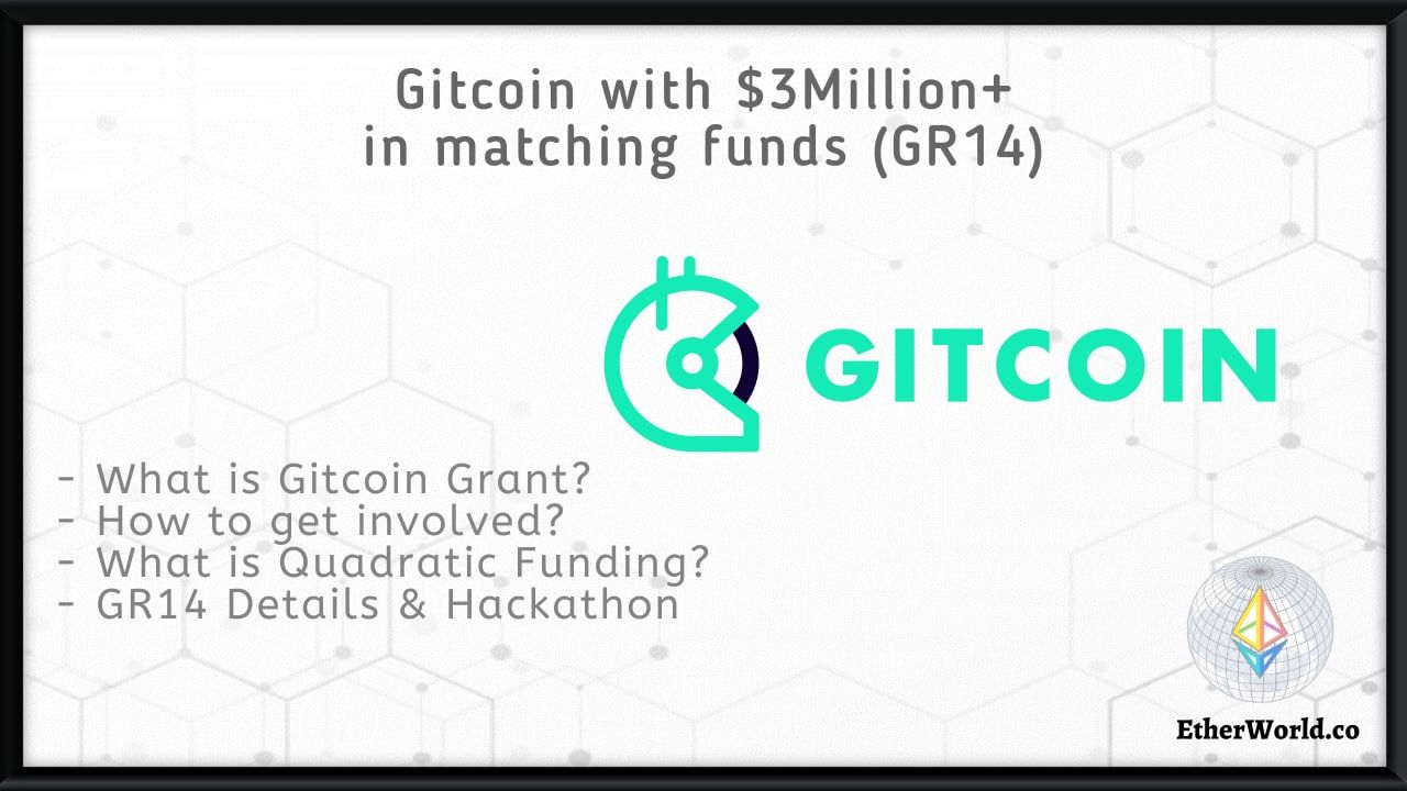 Gitcoin with $3Million+ in matching funds (GR14)