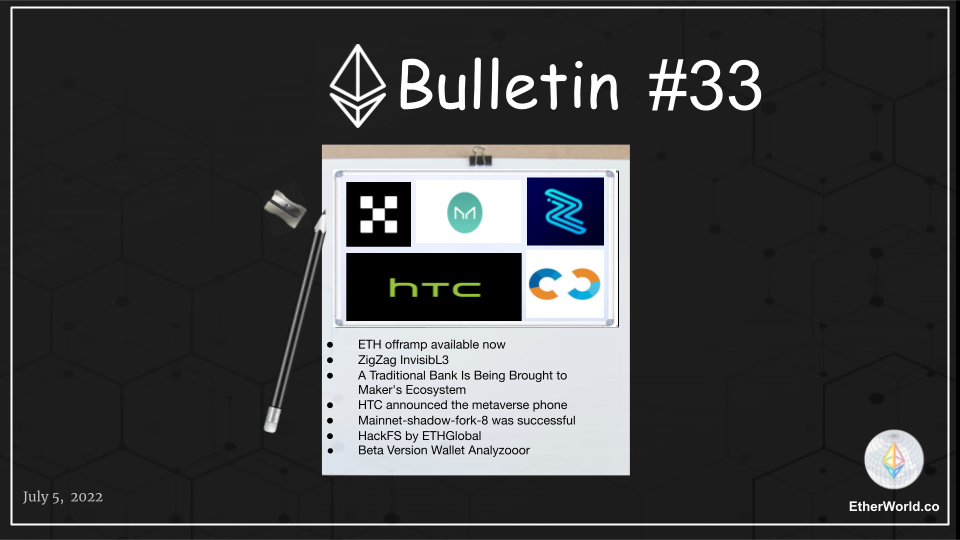 Ethereum Bulletin #33
