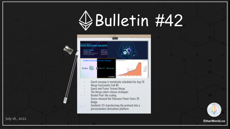 Ethereum Bulletin #42