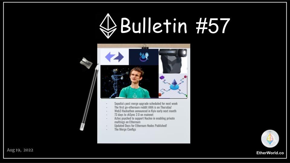 Ethereum Bulletin #57