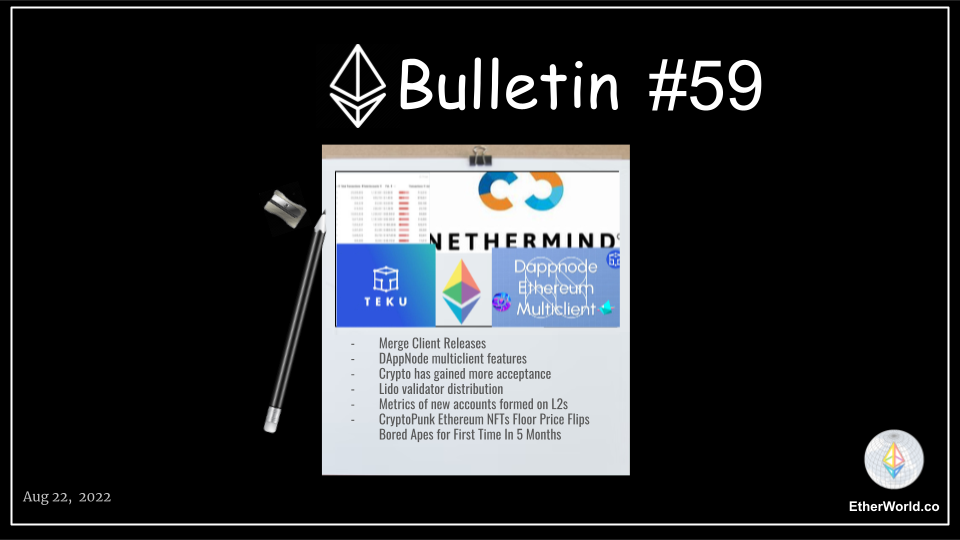 Ethereum Bulletin #59
