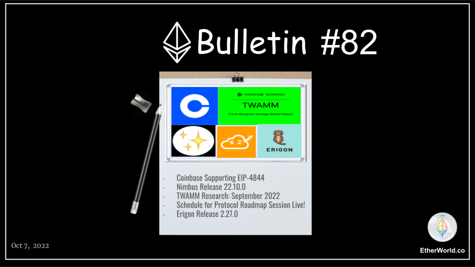 Ethereum Bulletin #82