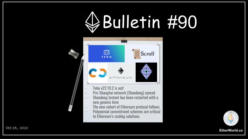Ethereum Bulletin #90