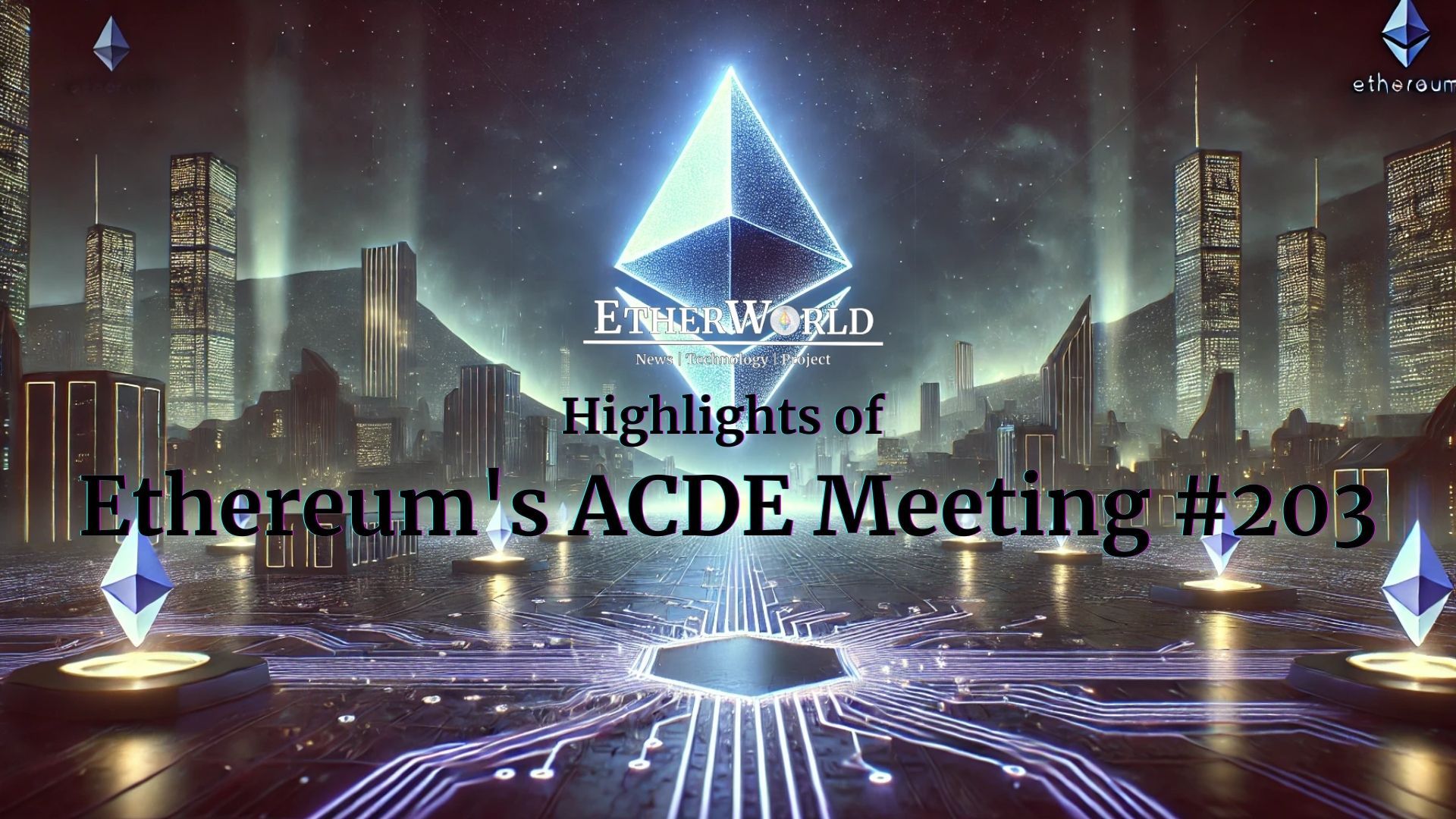 Highlights of Ethereum's All Core Devs Meeting (ACDE) #203