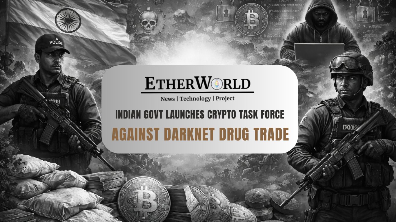 Indian Govt Launches Crypto Task Force Against Darknet Drug Trade