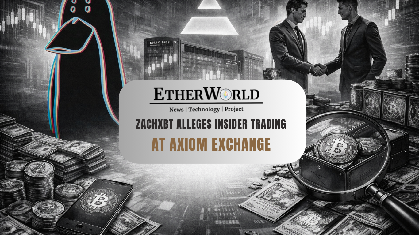 ZachXBT Alleges Insider Trading at Axiom Exchange