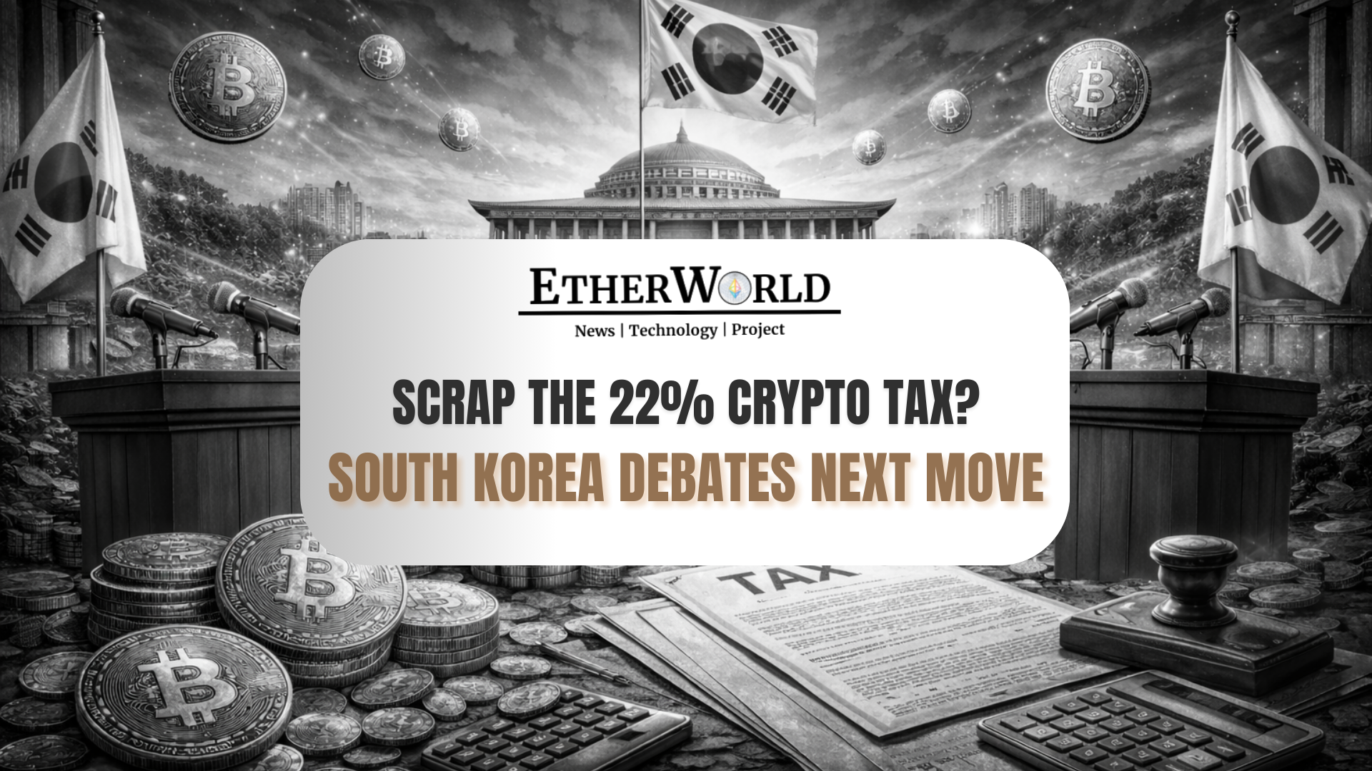 South Korea’s Opposition Wants to Scrap Crypto Tax, Ruling Party to Discuss