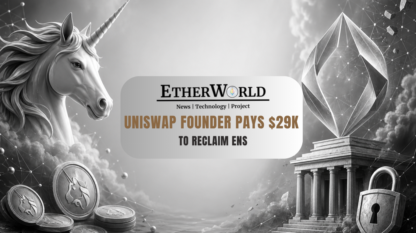 Uniswap Founder Pays $29K to Reclaim ENS