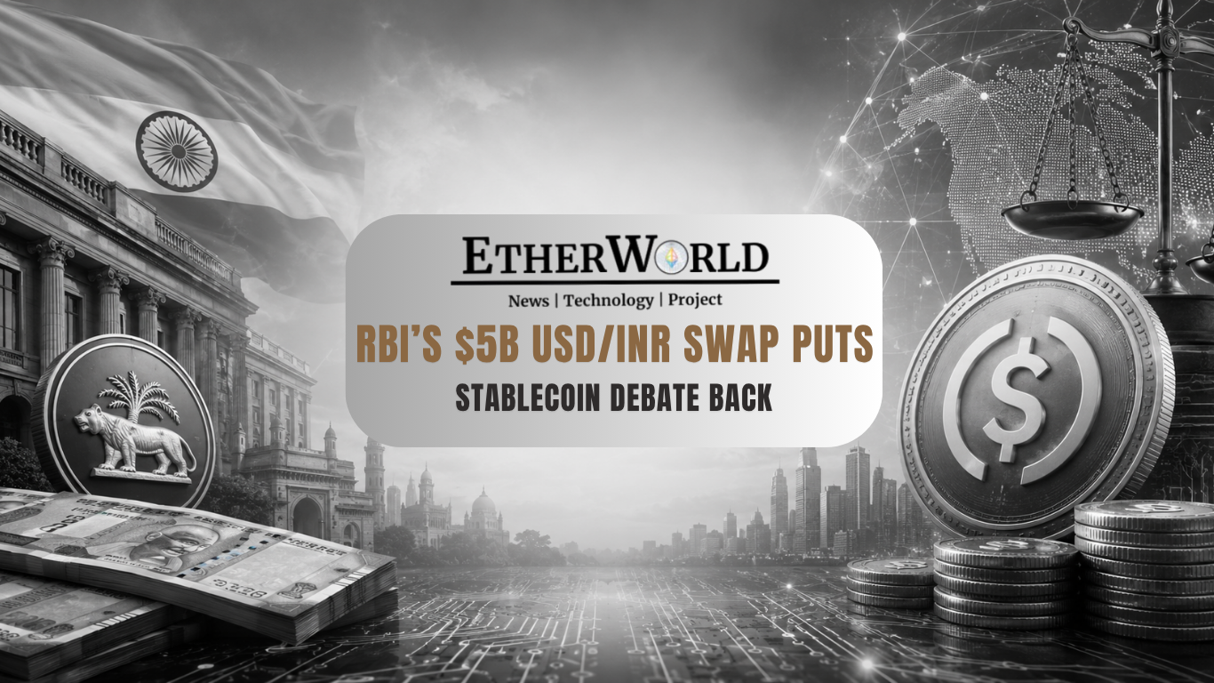 RBI’s $5B USD/INR Swap Puts Stablecoin Debate Back