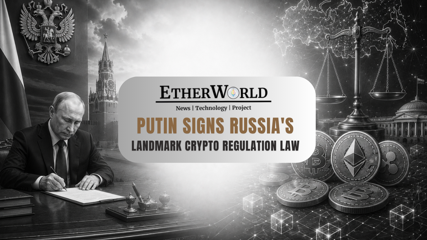 Putin Signs Russia's Landmark Crypto Regulation Law