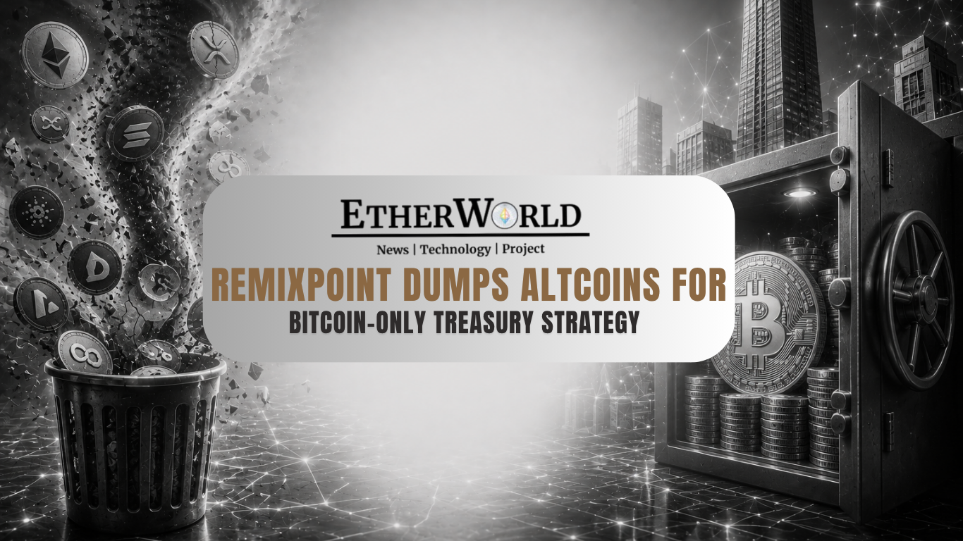 Remixpoint Dumps Altcoins for Bitcoin-Only Treasury Strategy