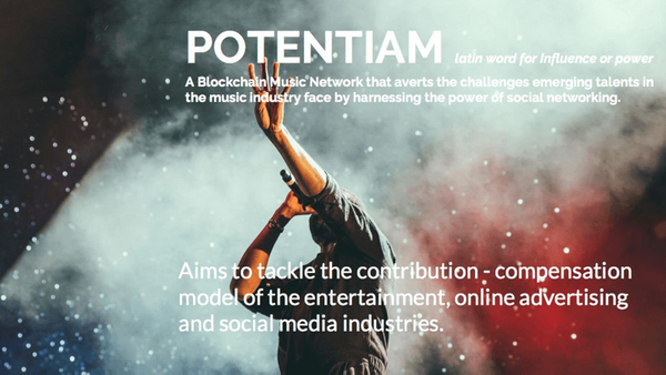 HOPE   FOR   ICO?      POTENTIAM   MUSIC   SOCIAL   NETWORK ANNOUNCES   PRE-ICO!