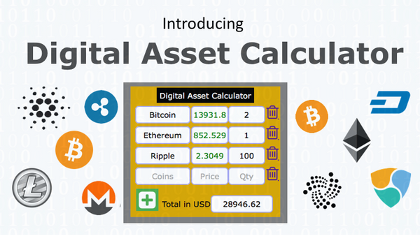 Introducing Digital Asset Calculator