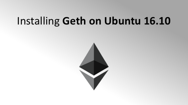 Installing geth on ubuntu 16.10