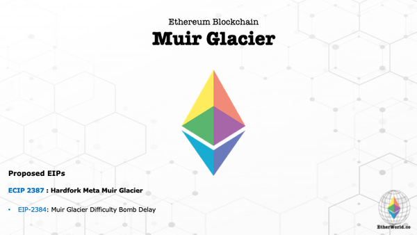 Ethereum Blockchain - Muir Glacier Upgrade