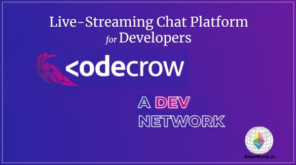 Code Crow Launches Live-Streaming Chat Platform For Developers