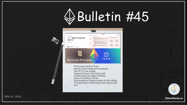 Ethereum Bulletin #45
