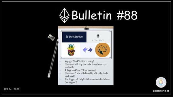 Ethereum Bulletin #88